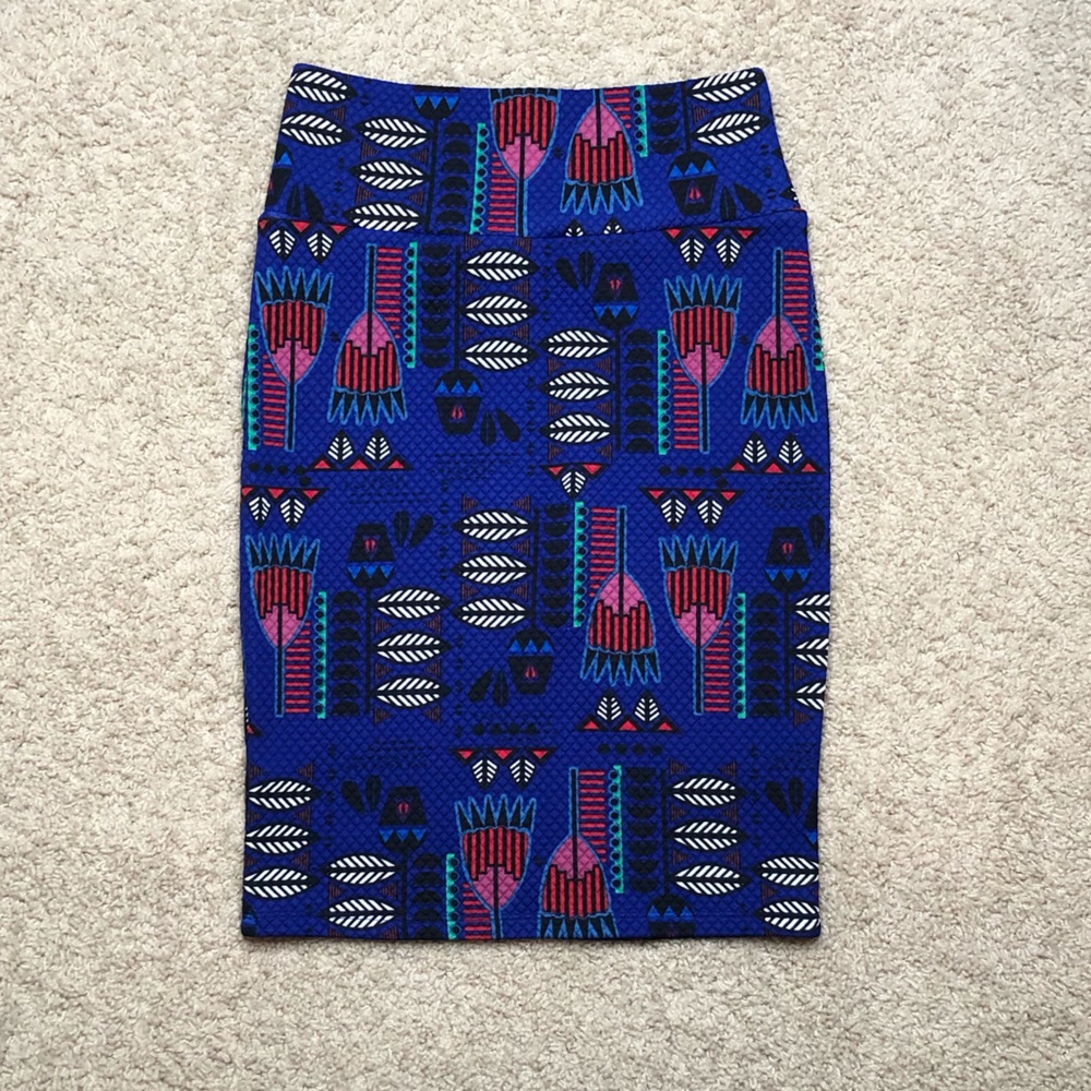 XS LulaRoe Quilted Cassie Skirt